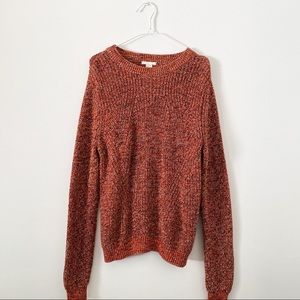 H&M Orange Knit Sweater